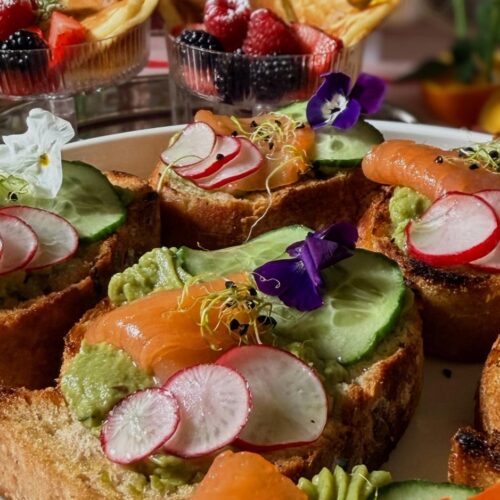 Tartine de saumon avocat