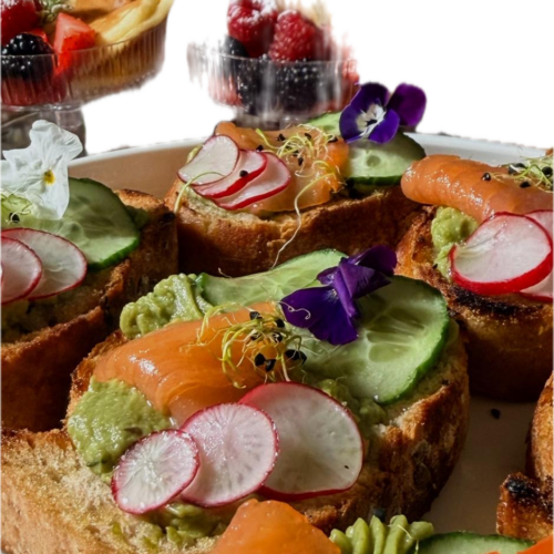 Tartine saumon fumé avocat
