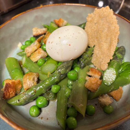 salade de printemps asperges