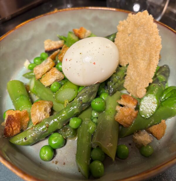 salade de printemps asperges